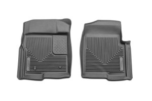 Ford F-150 Floor Liners - Front - Husky Liners - X-act Contour - Black - `09-`12 Ford F-150 Floor Liners - Front - Husky Liners - X-act Contour - Black - `09-`12